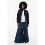 Doudoune femme en polyester recyclé 70 g/m² IQONIQ Maiko couleur noir vue avec modèle