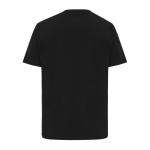 T‑shirt unisexe en coton recyclé 220 g/m² IQONIQ Nikko couleur noir deuxième vue