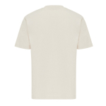 T‑shirt unisexe en coton recyclé 220 g/m² IQONIQ Nikko couleur beige deuxième vue