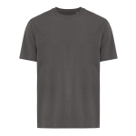 T‑shirt unisexe en coton recyclé 220 g/m² IQONIQ Nikko couleur argenté mat
