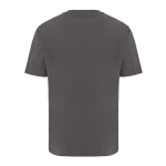 T‑shirt unisexe en coton recyclé 220 g/m² IQONIQ Nikko couleur argenté mat deuxième vue