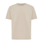 T‑shirt unisexe en coton recyclé 220 g/m² IQONIQ Nikko couleur camel