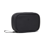 Trousse de secours en polyester recyclé avec accessoires couleur noir deuxième vue