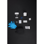 Trousse de secours en polyester recyclé avec accessoires couleur noir vue d'ambiance 2