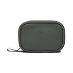 Trousse de secours en polyester recyclé avec accessoires couleur vert