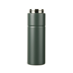 Gourde isotherme en acier recyclé avec anse et double ouverture 600 ml couleur vert sixième vue