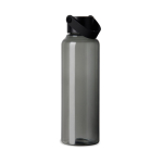Bouteille RPET minimaliste avec couvercle en acier et anse 550 ml couleur noir troisième vue