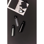 Bouteille RPET minimaliste avec couvercle en acier et anse 550 ml couleur transparent vue d'ambiance