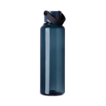 Bouteille RPET minimaliste avec couvercle en acier et anse 550 ml couleur bleu marine troisième vue