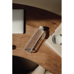 Bouteille RPET moderne et fonctionnelle avec bouchon antifuite 550 ml couleur transparent vue d'ambiance 2