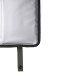 Coussin portable recyclé avec fermeture pression et design pliable couleur vert troisième vue