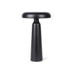 Lampe de table recyclée avec lumière chaude et blanche réglable couleur noir