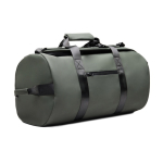 Sac week‑end en polyester recyclé avec doubles anses 35L couleur vert deuxième vue