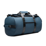 Sac week‑end en polyester recyclé avec doubles anses 35L couleur bleu marine deuxième vue