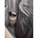 Sac à dos recyclé avec poche frontale et sangle arrière de voyage 16” couleur ivoire quatrième vue