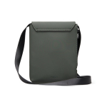 Sac à bandoulière urbain recyclé au design léger avec accès latéral couleur vert deuxième vue