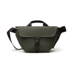 Sac bandoulière urbain en matériau recyclé avec sangle ajustable couleur vert