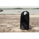 Sac isotherme en polyester recyclé design enroulable 25L couleur noir vue d'ambiance 2