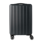 Valise rigide à 8 roues pivotantes avec plaque personnalisable couleur noir première vue