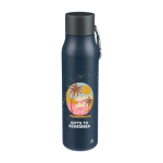Bouteille isotherme en acier inoxydable recyclé avec mousqueton 600ml première vue