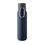 Bouteille isotherme en acier inoxydable recyclé avec mousqueton 600ml troisième vue