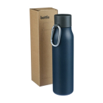 Bouteille isotherme en acier inoxydable recyclé avec mousqueton 600ml neuvième vue