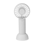 Ventilateur à main électrique 3 vitesses avec base amovible couleur blanc première vue