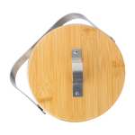 Seau à glaçons en acier inoxydable double paroi avec couvercle bambou cinquième vue