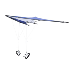 Cerf-volant en polyester 160 cm avec 2 poignées en plastique première vue