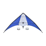 Cerf-volant en polyester 160 cm avec 2 poignées en plastique sixième vue