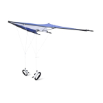 Cerf-volant en polyester 160 cm avec 2 poignées en plastique septième vue