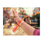 Bracelet coloré pour événements RPET avec fermeture bambou sixième vue