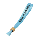 Bracelet coloré pour événements RPET avec fermeture bambou septième vue