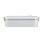 Boîte à lunch en plastique micro-ondable avec fermeture 800ml couleur blanc première vue