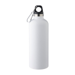 Bouteille isotherme double paroi en acier inoxydable 500ml couleur blanc première vue