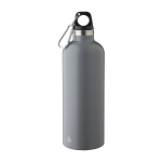 Bouteille isotherme double paroi en acier inoxydable 500ml couleur gris première vue