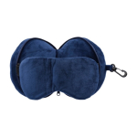 Kit de voyage avec coussin et masque en coton et polyester troisième vue