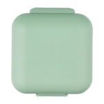 Pilulier en plastique avec 5 compartiments individuels couleur vert clair première vue