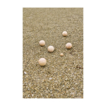 Jeu de pétanque avec boules en bois dans sac en coton dixième vue