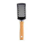 Râpe en acier inoxydable avec manche en bois personnalisable couleur marron première vue