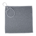 Serviette RPET spéciale golf avec poche pour balle couleur noir première vue