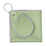 Serviette RPET spéciale golf avec poche pour balle quatrième vue