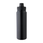 Bouteille inox double paroi avec support téléphone 800ml couleur noir première vue