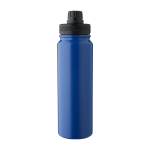 Bouteille inox double paroi avec support téléphone 800ml couleur bleu ultramarine première vue