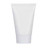 Crème solaire SPF30 parfum vanille dans tube blanc couleur blanc première vue