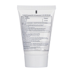 Crème solaire SPF30 parfum vanille dans tube blanc deuxième vue