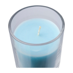 Bougie parfum vanille dans bocal en verre avec couvercle bambou cinquième vue