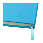 Carnet à couverture rigide RPET avec feuilles lignées A5 assorties septième vue