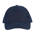 Casquette en polyester avec trous d’aération à l’arrière couleur bleu première vue
