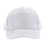 Casquette en polyester avec trous d’aération à l’arrière couleur blanc première vue
